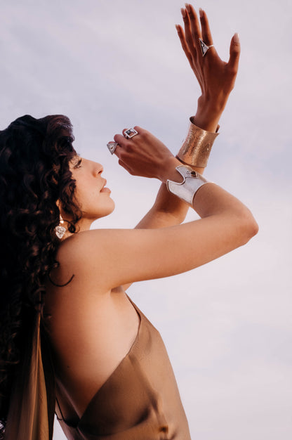 Masterpiece - Tribal Hammered Cuff